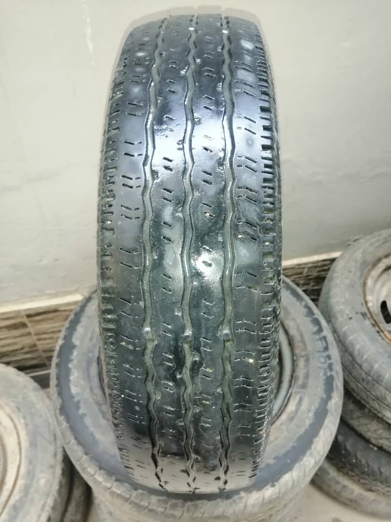 2 addad (Two) Tubeless tyres ka set size 145  R12 available for sale. 2