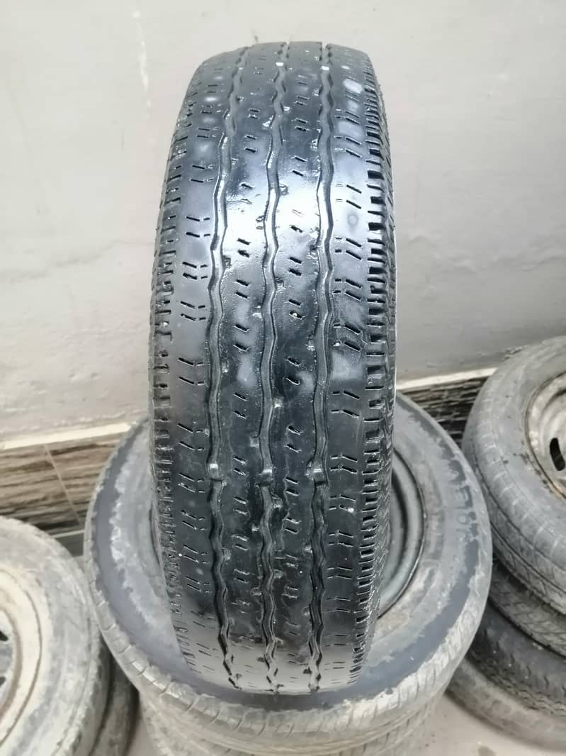 2 addad (Two) Tubeless tyres ka set size 145  R12 available for sale. 3