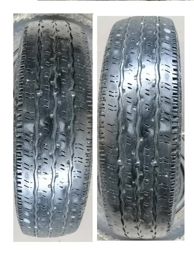 2 addad (Two) Tubeless tyres ka set size 145  R12 available for sale. 5