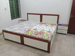 single bed kikar wooden MDF glass polish