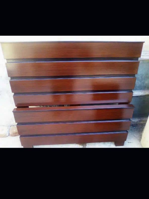 single bed kikar wooden MDF glass polish 15