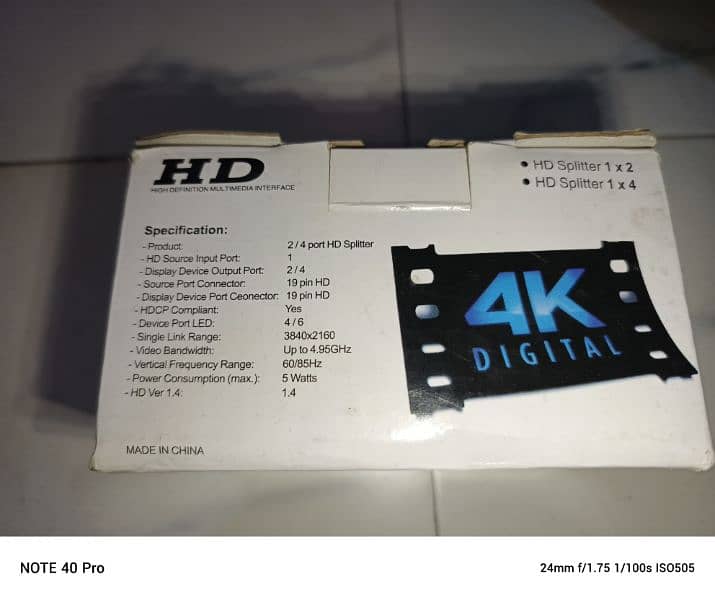 HDMI splitter chinease 6