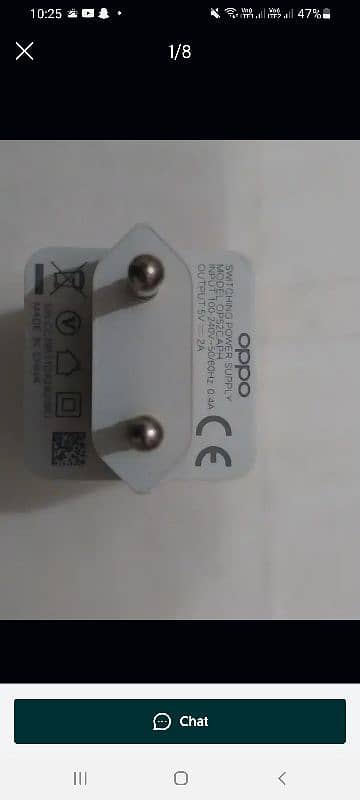 Oppo A5 4/128 2020 Original Adapter and Original Cable in good condtn 0