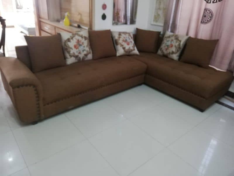 L shaped sofa 0