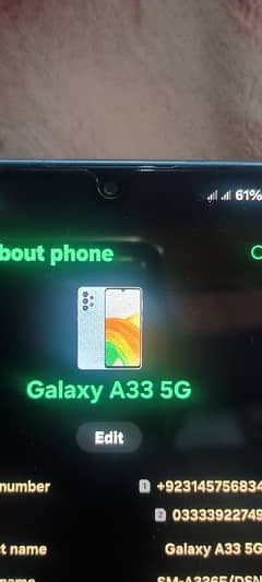 Samsung a33 5g complete Box 10/10