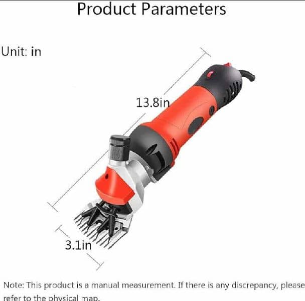 sheep Electric hair trimmer with two extra blades 1