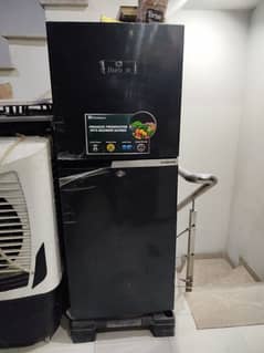 Dawlance Fridge 9160LF Chrome Hairline Black