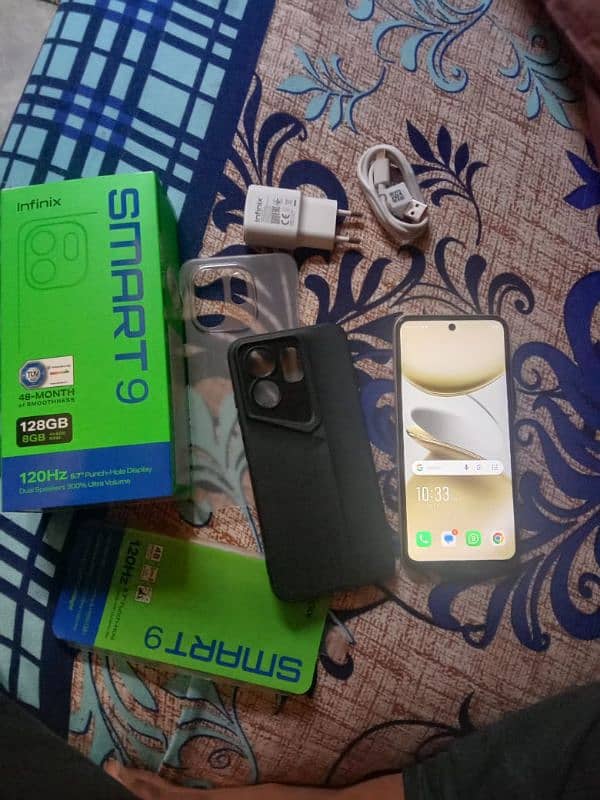 infinix smart 9 , 8/128 storage 4