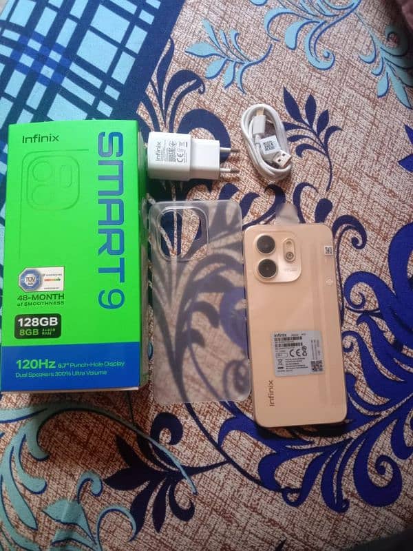 infinix smart 9 , 8/128 storage 8