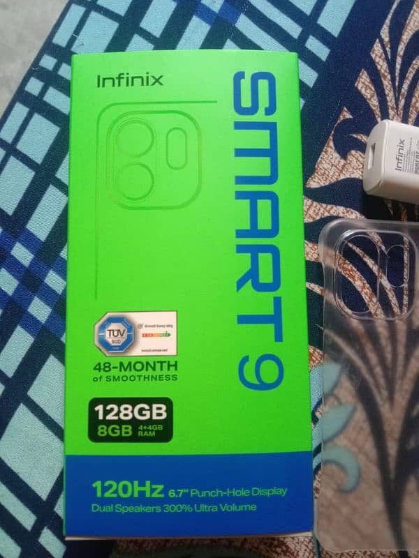 infinix smart 9 , 8/128 storage 9