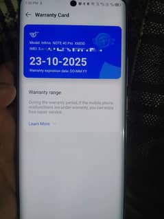 Infinix Note 40 pro 12/256 Variant