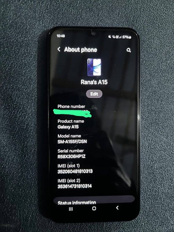 Samsung a15 Non pta 3