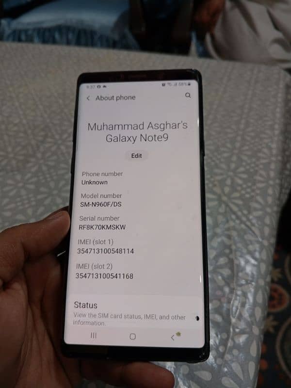 Samsung Note 9 Dual Sim 6gb 128gb 0/3/1/3/4/1/1/6/9/8/4 9