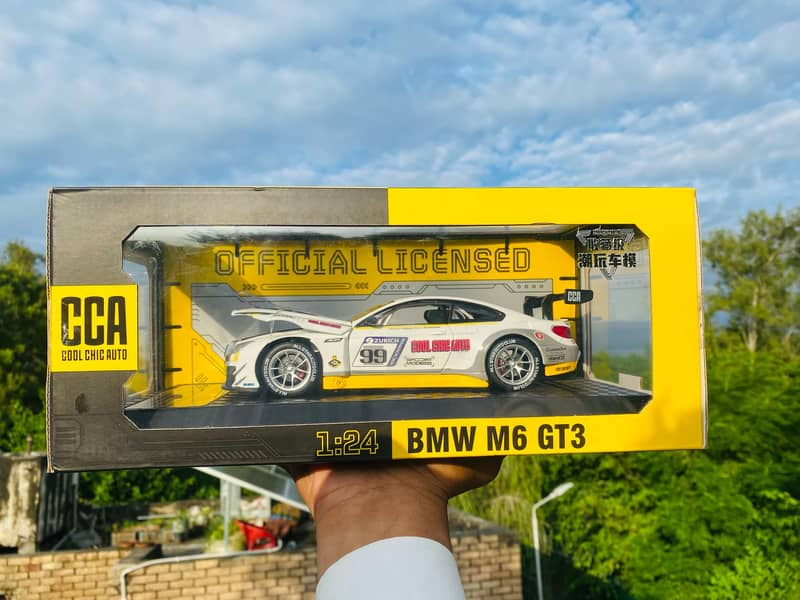 BMW M6 GT3 Sport car racing car Officially Licensed Diecast model 15