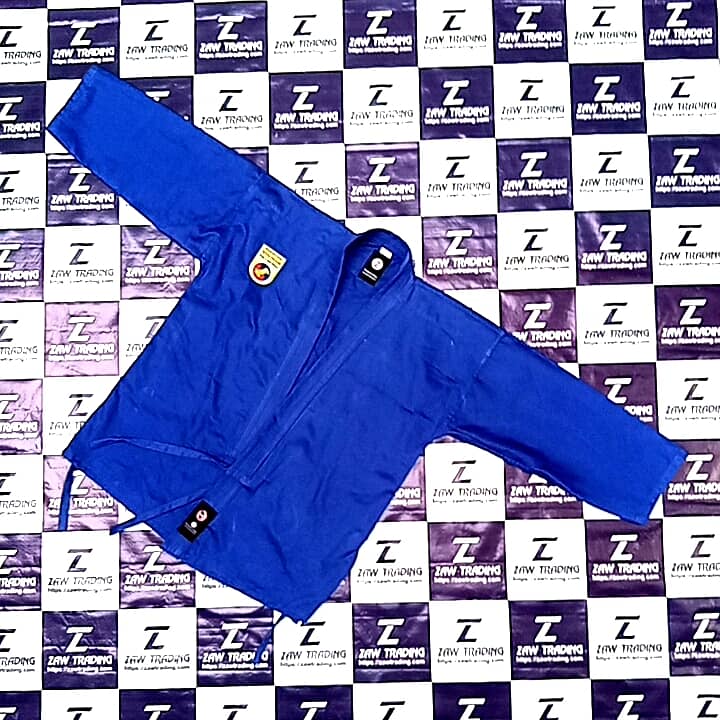 ZAW TRADING WTF approved Blue Karate Gi for Kids & Adults 2