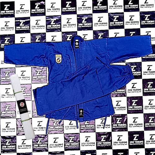 ZAW TRADING WTF approved Blue Karate Gi for Kids & Adults 3