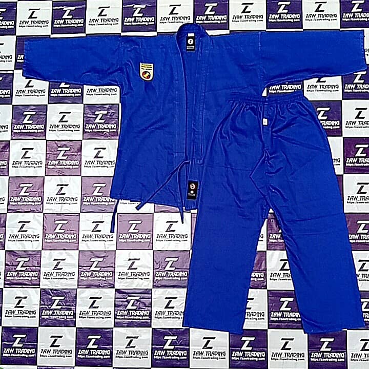 ZAW TRADING WTF approved Blue Karate Gi for Kids & Adults 4