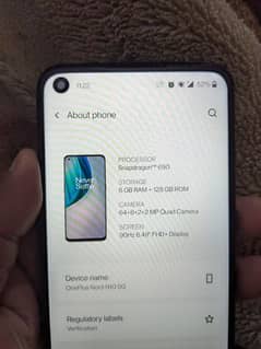 OnePlus Nord N10 5g 6/128
