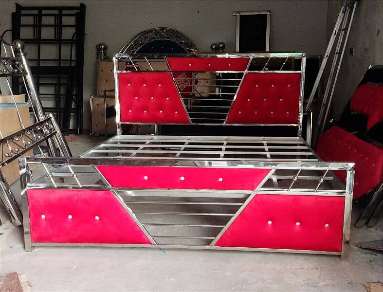 Stainless Steel Double Bed Factory | Single Bed | Furniture 10