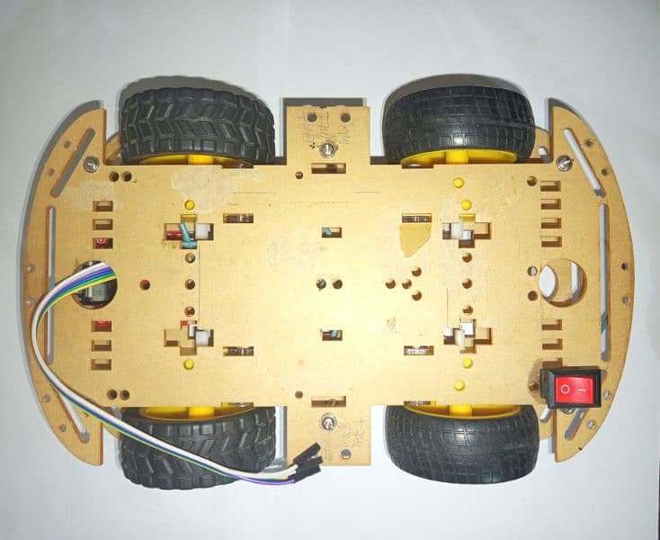 4WD RC Car Chassis with L298N Driver 0