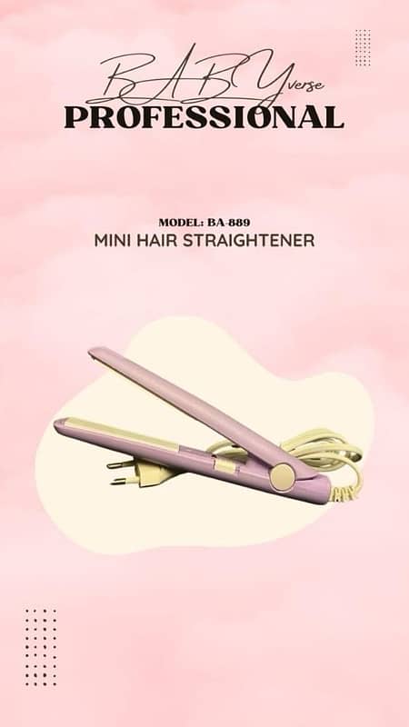 mini hair straightener 2