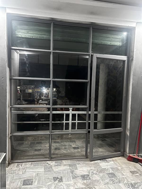 Glass Door with Wooden Frame 1