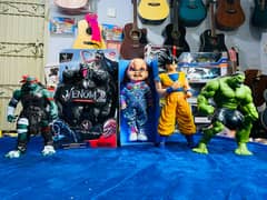 Action Figure Halloween Chucky Doll, Spiderman,Hulk,Ninja,VENOM)