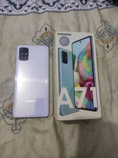 Samsung a71 6/128 for sale contact no 03355147403