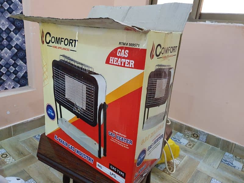 Comfort Gas Heater with pipe attached (2 of same piece available) 0