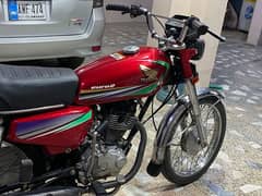 Honda 125 Lahore number 2013 model