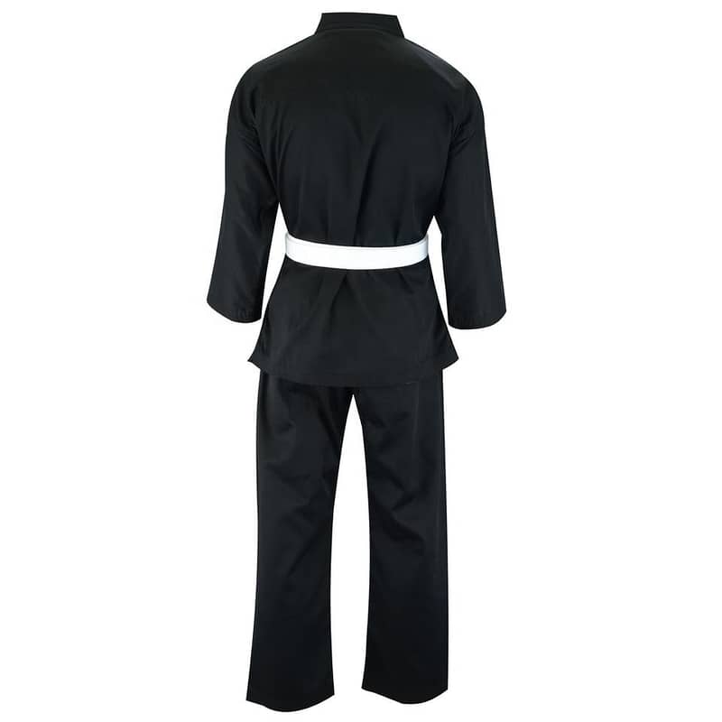 WTF approved Martial Arts Black Karate Uniform For Kids & Adults 2