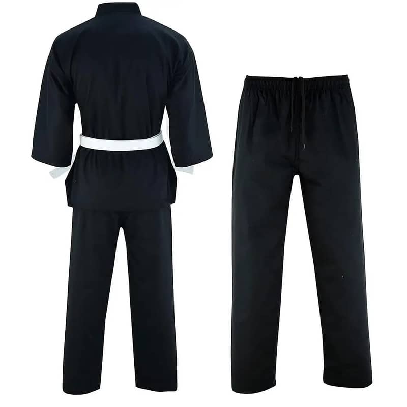 WTF approved Martial Arts Black Karate Uniform For Kids & Adults 6