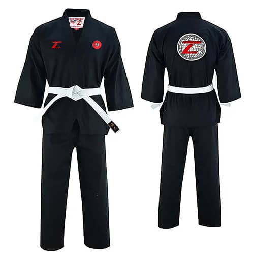 WTF approved Martial Arts Black Karate Uniform For Kids & Adults 8