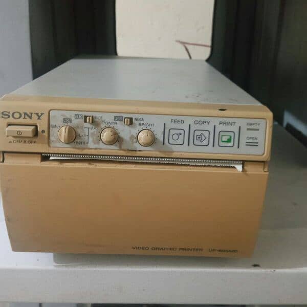 ultrasound machine with printer and trolley for sale 6