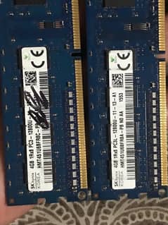 8GB Ram DDR3 For Pc