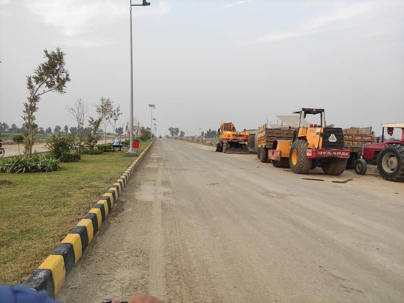 On 75 Feet Khunjerabad Road 1 Kanal C Block Plot For Sale In Jinnah Sector LDA City 2