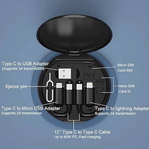 Multifunctional Data Cable, All in One 1