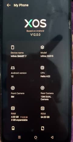 infinix smart 7 4/64