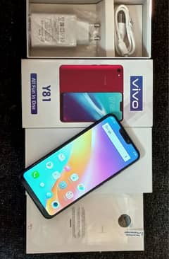 mobile Vivo y81* 6/128* complte Box* like new*