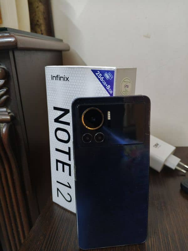 Infinix Note 12 VIP 13gb (8+5) 256gb black PTA approv box acc 3