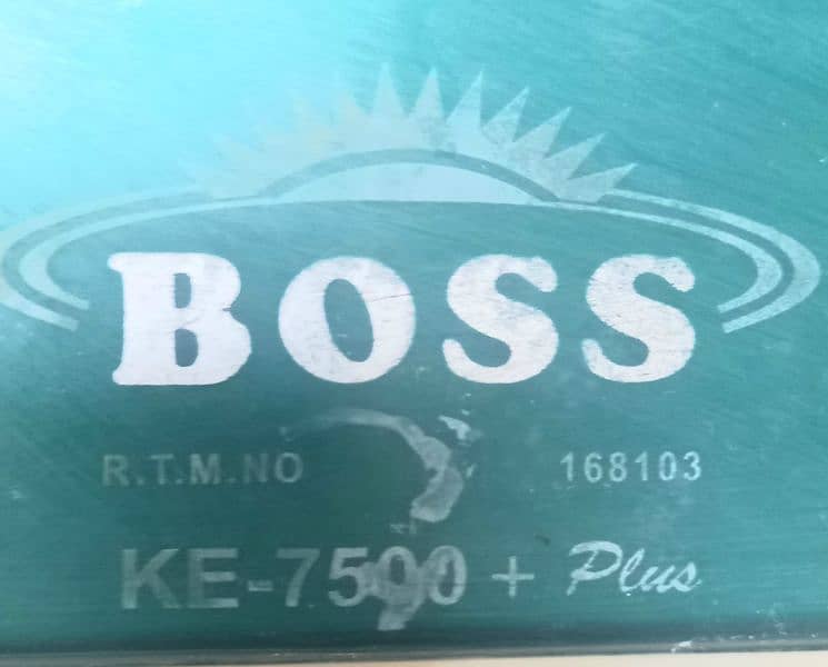 Boss washing and spinning machine 7