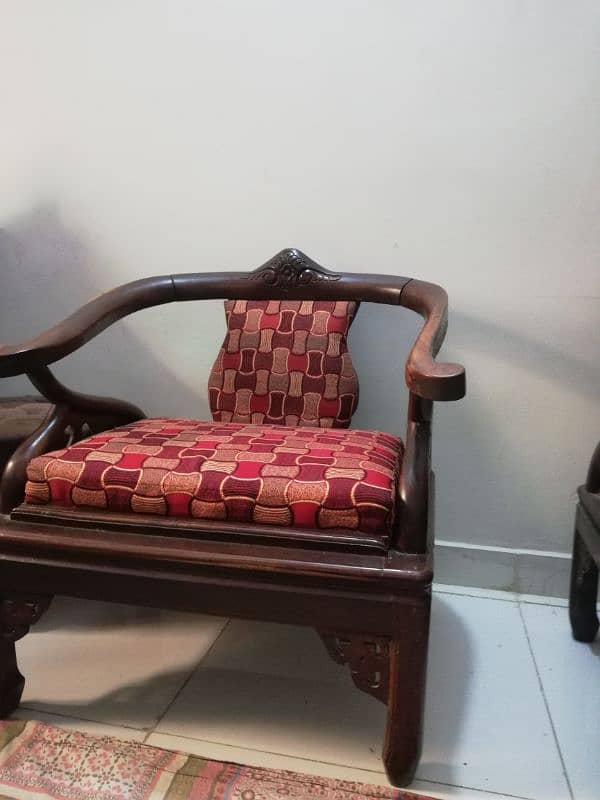 Its a pure wooden sofa set  in a very good condition 5