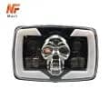 SKULL Headlight for Motorcycle 70cc and 125cc Projectors High & Low B 1