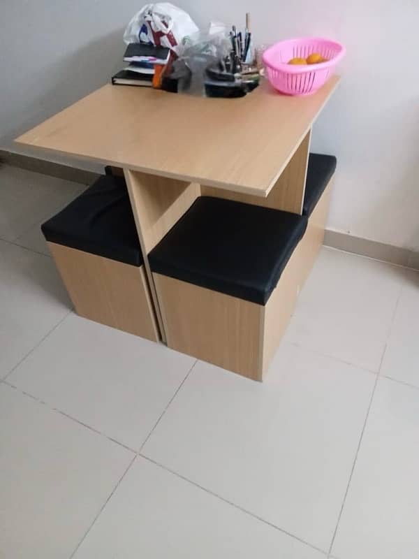 Urgent Sell Storage Dinning Table 0