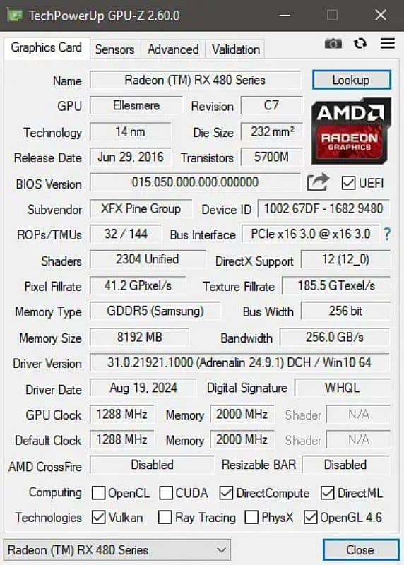 8gb graphic card and Liquid radiator coolant for sale. 6