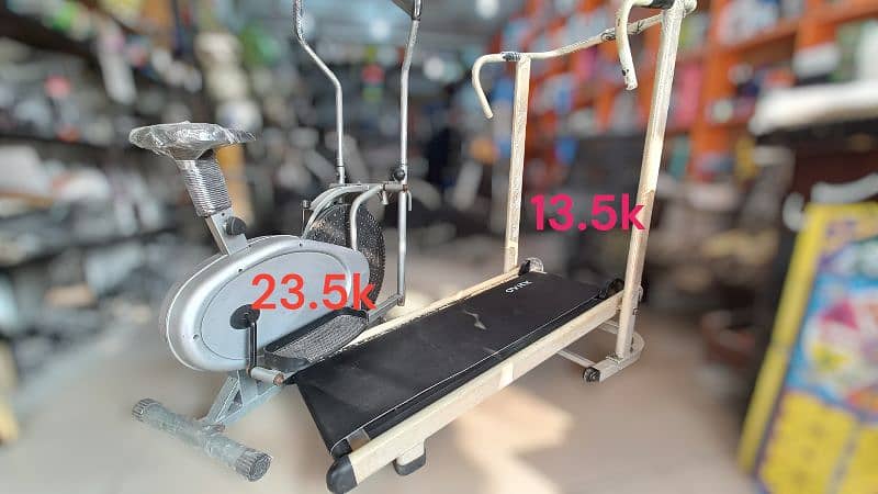 Imported manual treadmill walk running cycle cycling bike elliptical 1