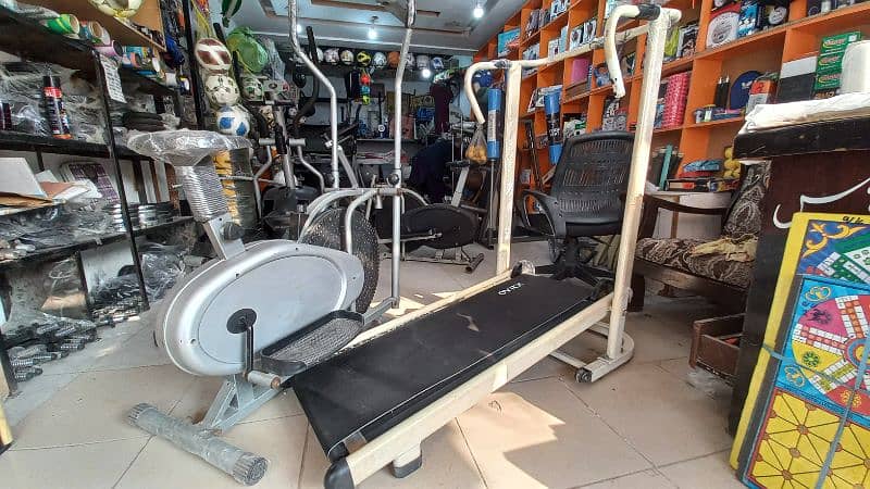 Imported manual treadmill walk running cycle cycling bike elliptical 3