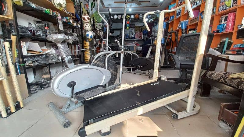 Imported manual treadmill walk running cycle cycling bike elliptical 4