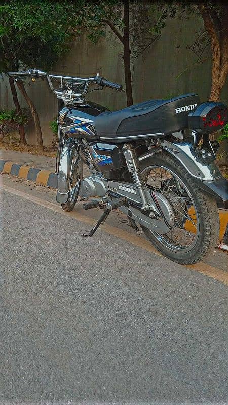 Honda cg 125 ,2022 model ,Islamabad number for sale 6