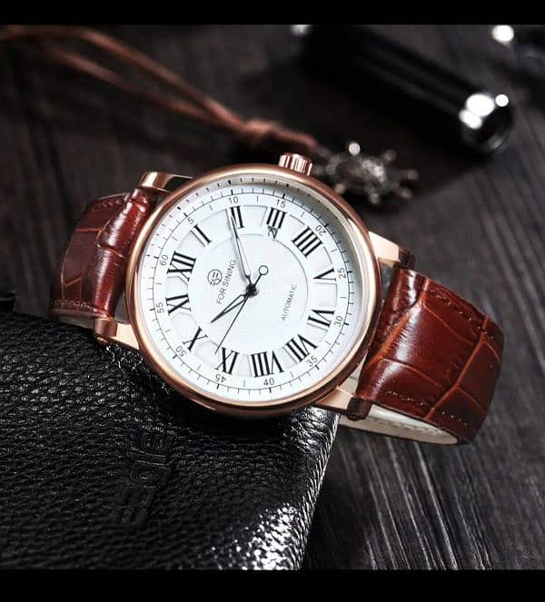 Automatic Mans Watch | Luxury Brand Leather Belt | Business Watch| 2